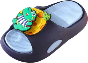 Cloud Slides for Kids Comfortable Thick Sole Cushioned Sandals Cute Cartoon Pattern Slippers Shower Slippers