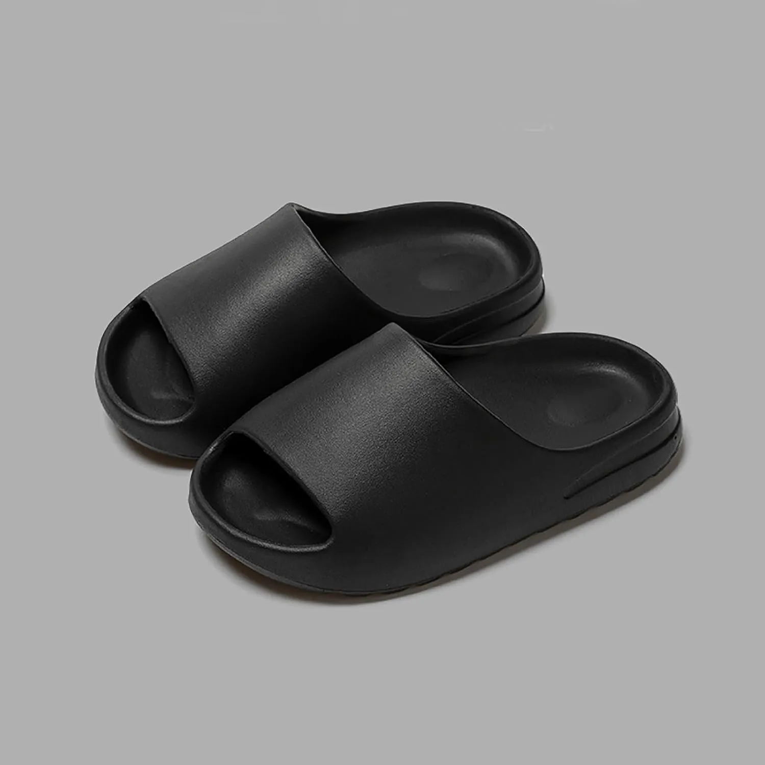 Cloud Slides for Kids Comfy Non Slip Pillow Slippers Thick Sole Summer Beach Shoes Lightweight Cushioned Slides