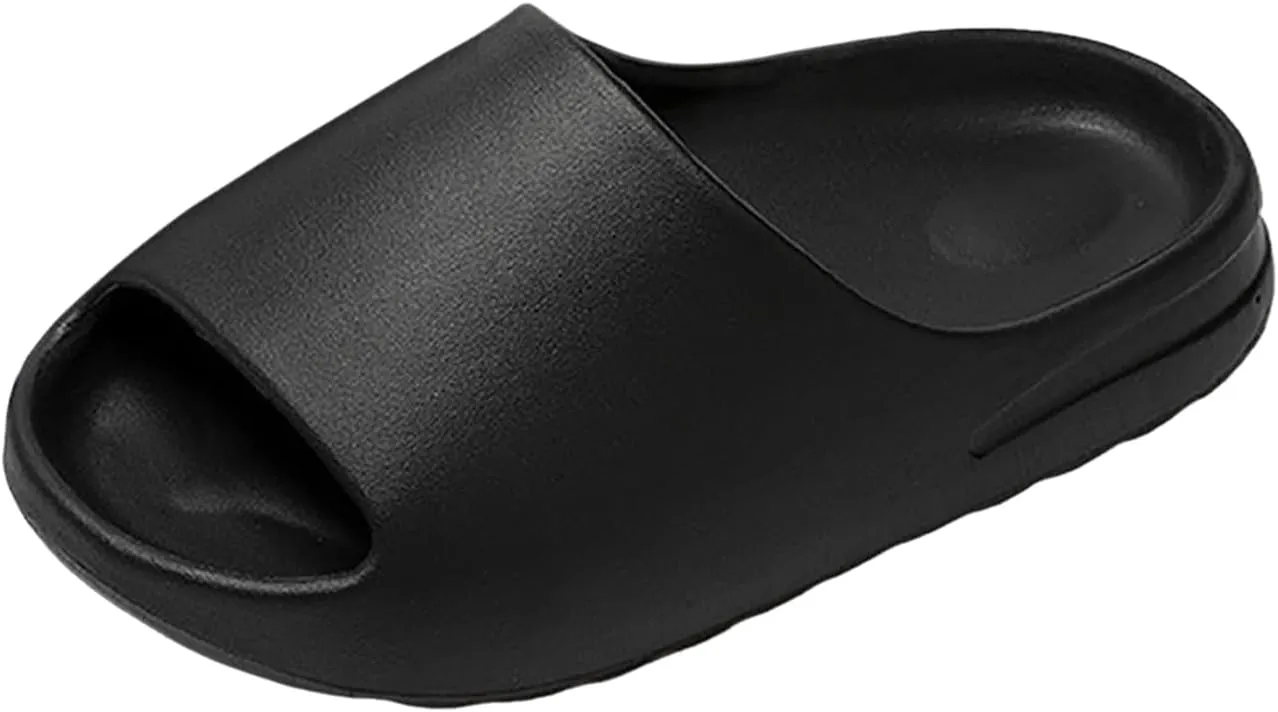 Cloud Slides for Kids Comfy Non Slip Pillow Slippers Thick Sole Summer Beach Shoes Lightweight Cushioned Slides