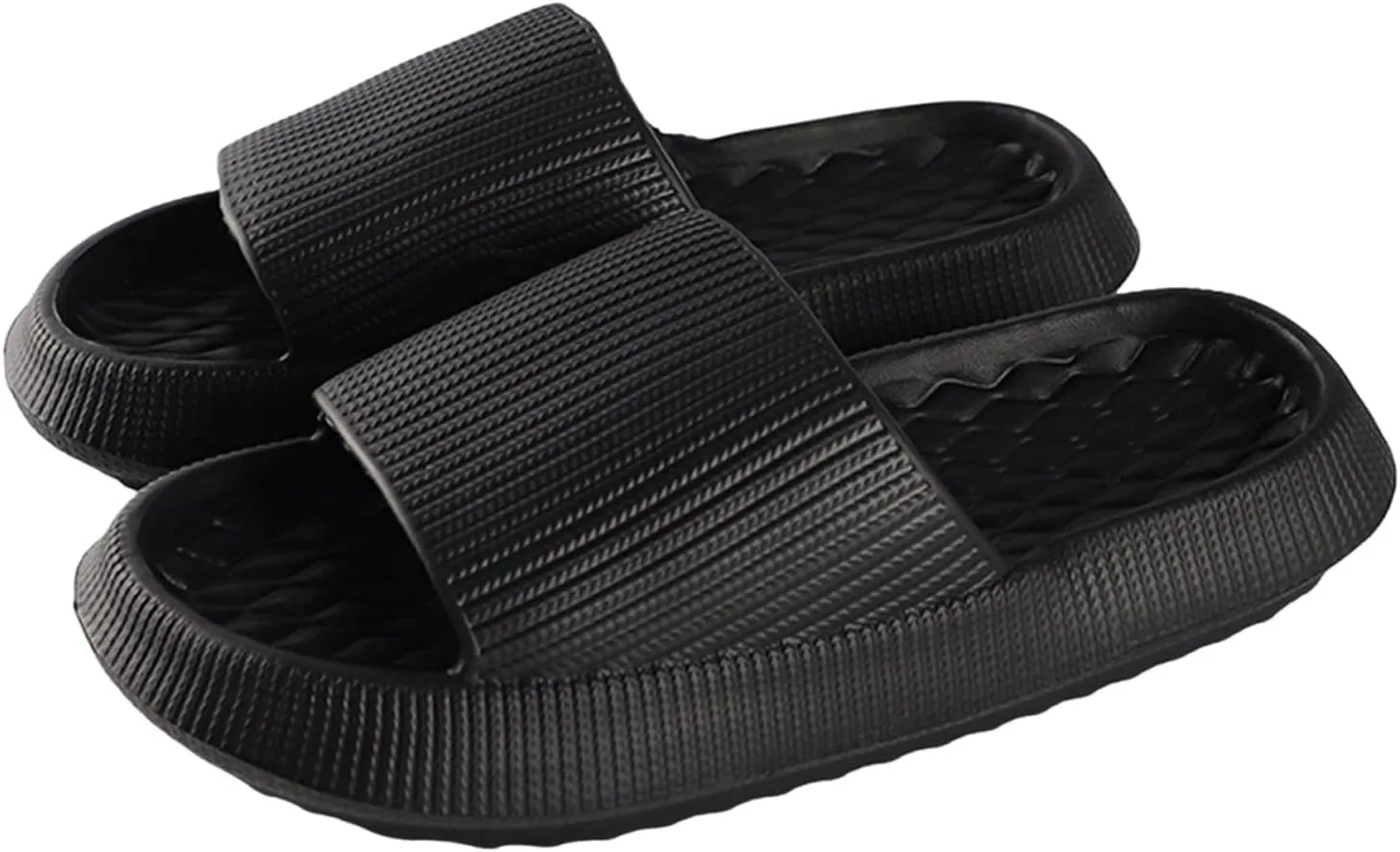 Cloud Slippers for Men Shower Shoes Women Mens Shower Shoes Slides for Women Open Toe Lightweight Comfortable Slippers