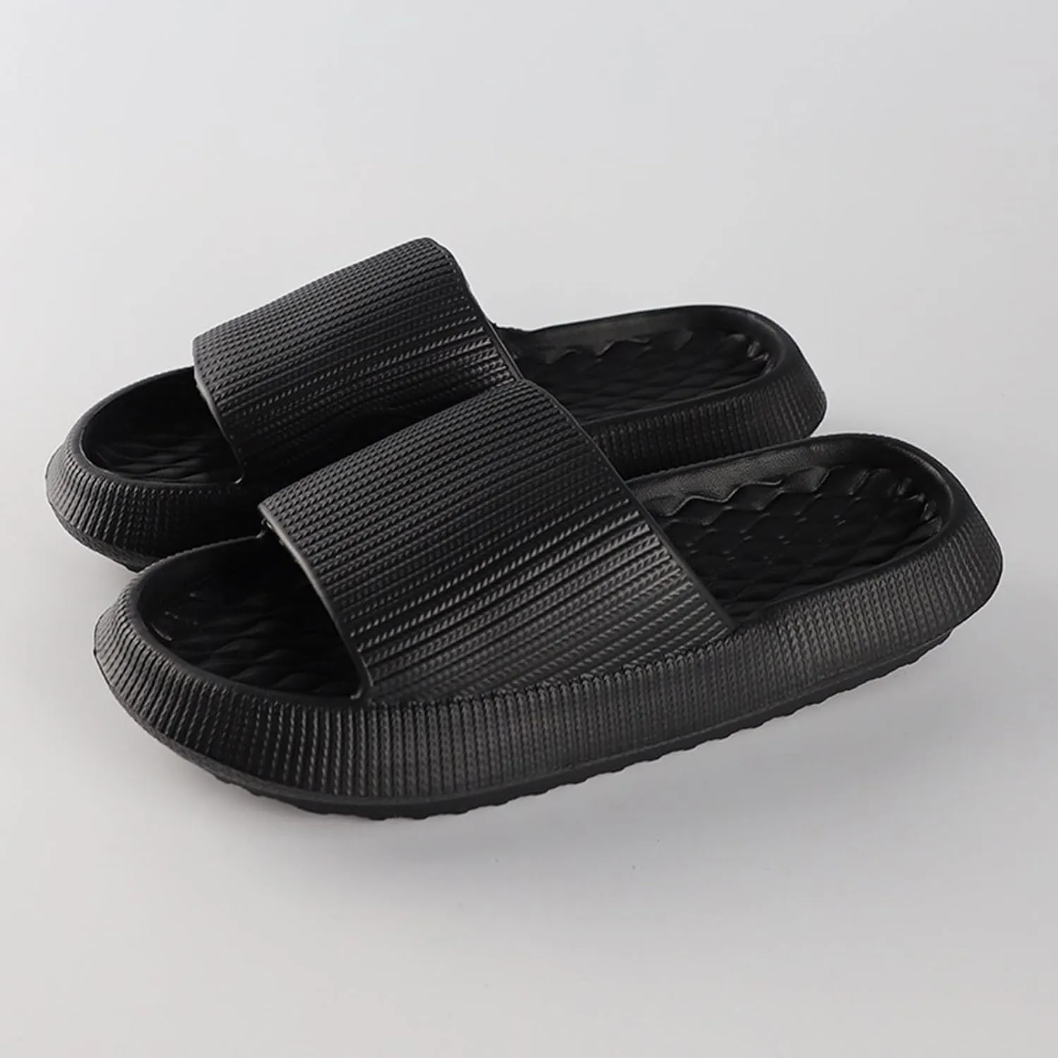 Cloud Slippers for Men Shower Shoes Women Mens Shower Shoes Slides for Women Open Toe Lightweight Comfortable Slippers