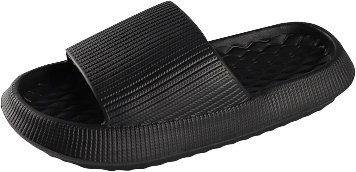 Cloud Slippers for Men Shower Shoes Women Mens Shower Shoes Slides for Women Open Toe Lightweight Comfortable Slippers