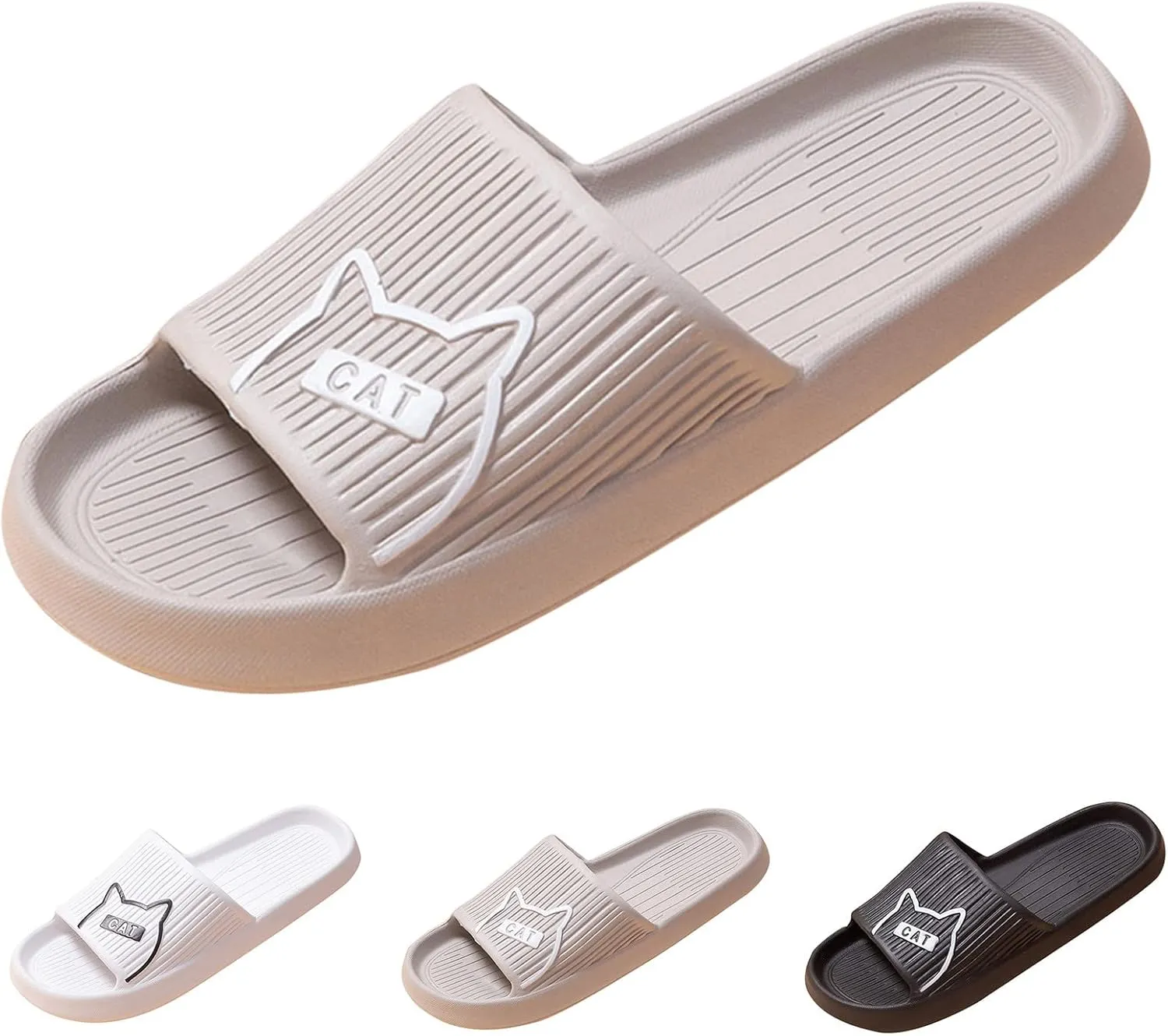 Cloud Slippers for Men Womens Slides Slides for Men Women Comfortable Gym Non Slip Slippers