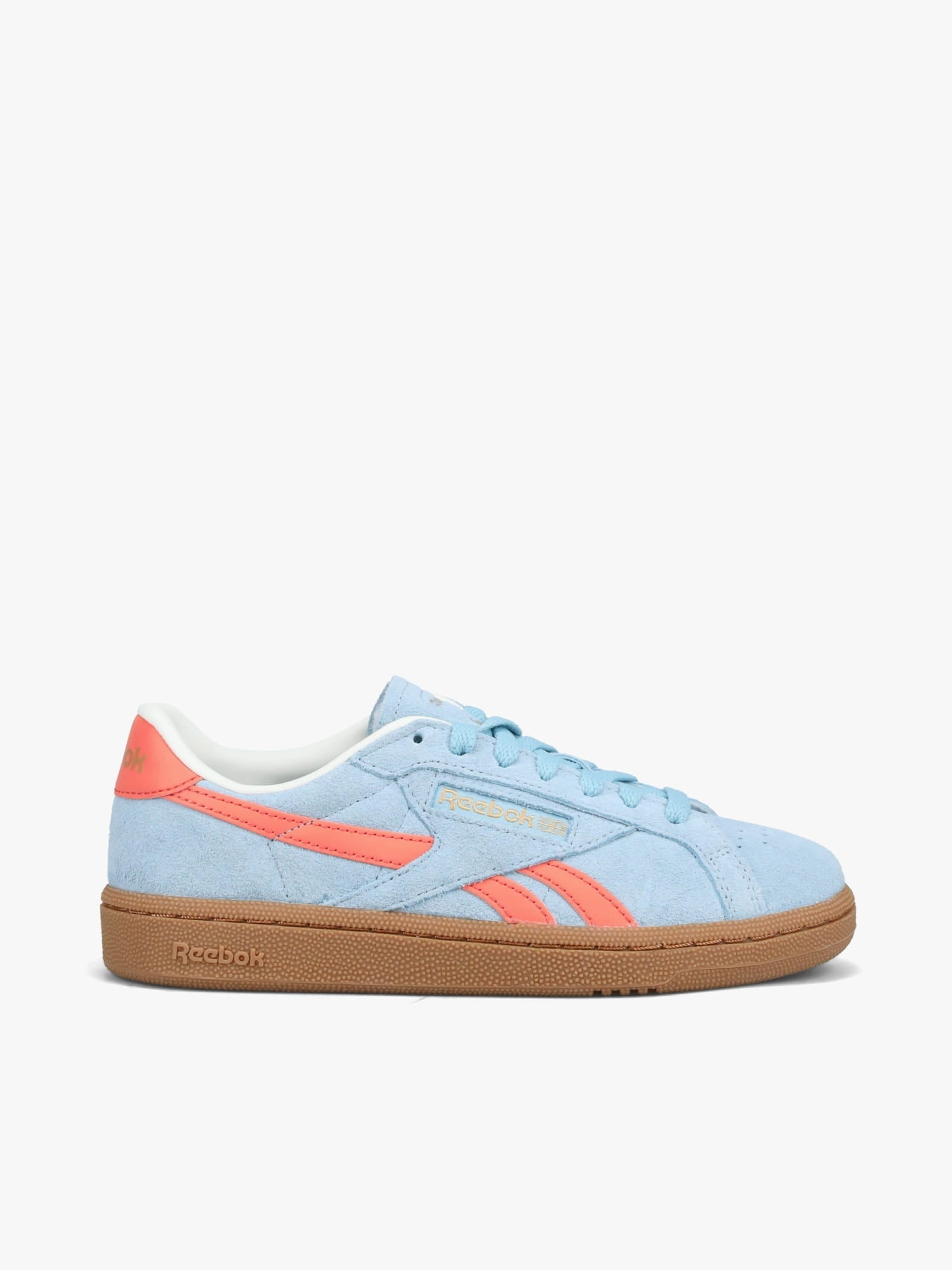 Club C Grounds Uk Softblue Coral suede Premium Fit Unisex Comfort