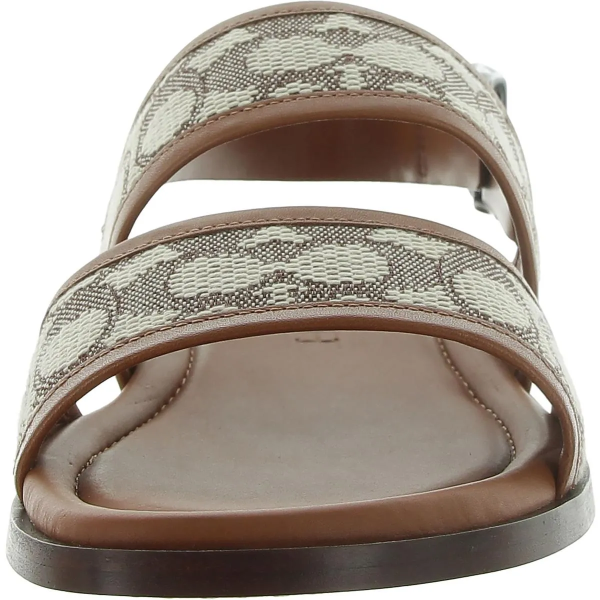 Coach Mens JLN Sig Two Leather Logo Fisherman Sandals