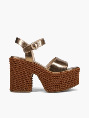 Coco Bronze Crystal Leather Sandal Heels Coco Bronze Crystal Leather Everyday Outdoor Shoes Stylish Flip-flops for Travel
