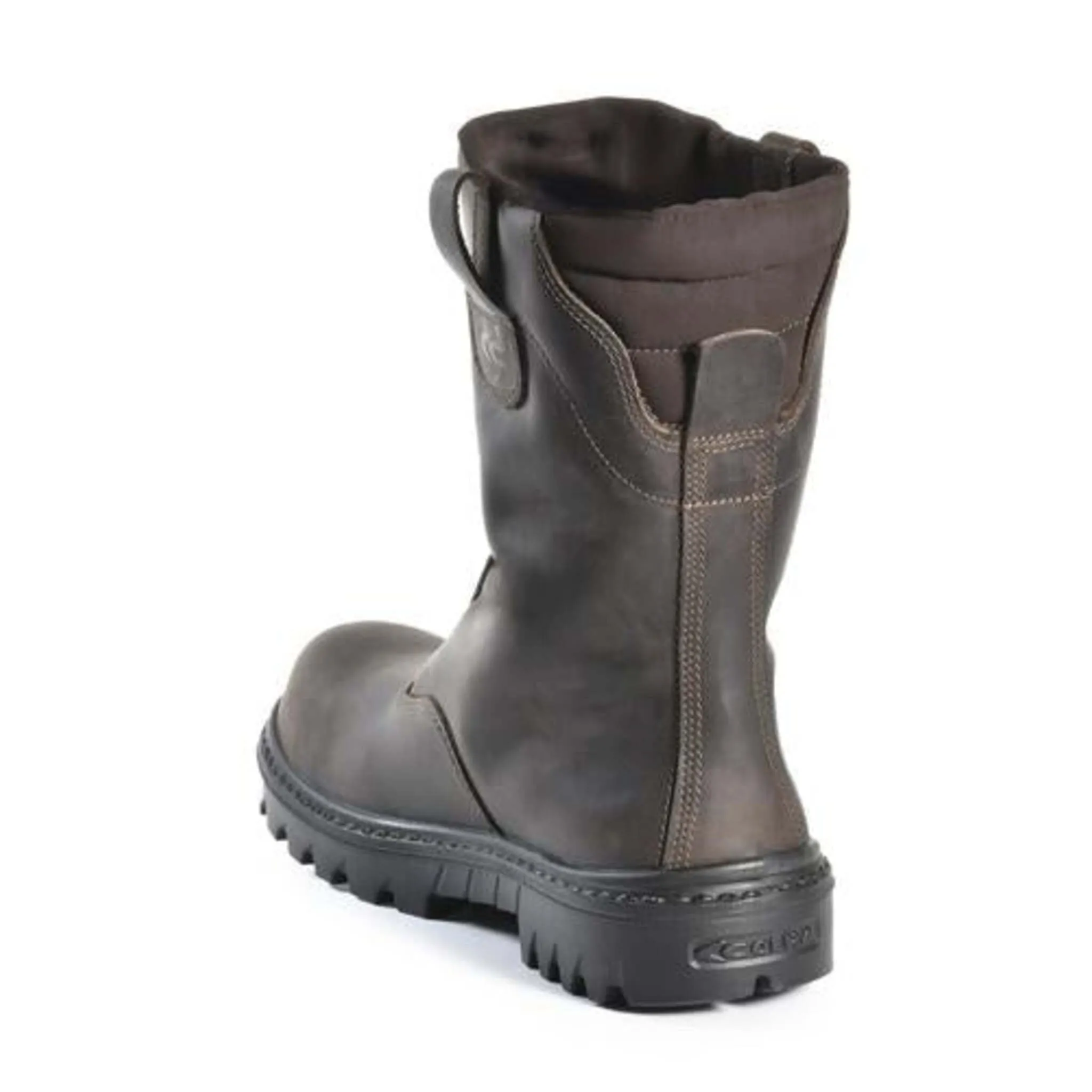 Cofra Men's Roughneck Pull-On Safety Boots | CSA/ASTM Approved, 9" Water Repellent Nubuck Leather, Composite Toe, Heat Resistant Outsole | Sizes 7-14