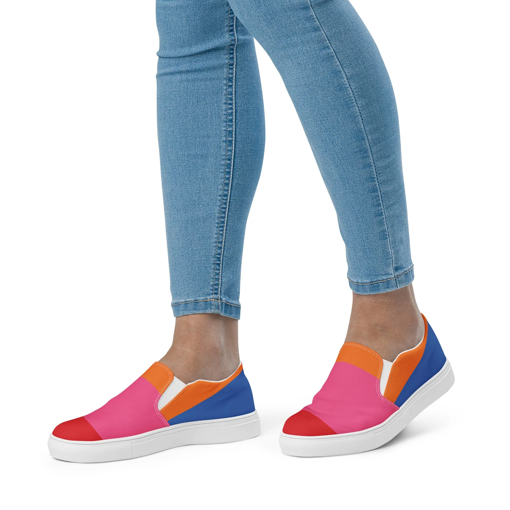 COLORFUL Women’s Slip-On Canvas Shoes (80's Flow)