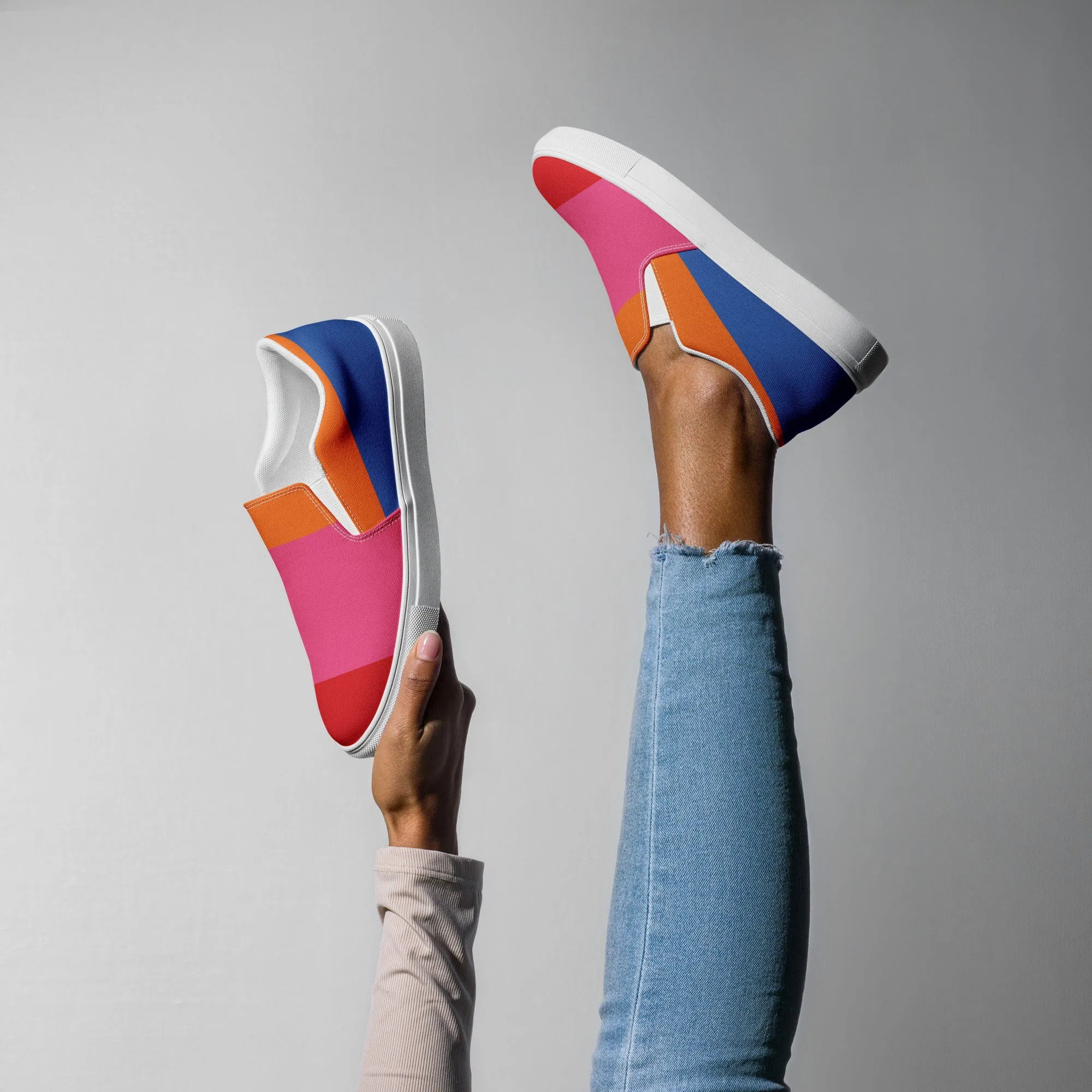 COLORFUL Women’s Slip-On Canvas Shoes (80's Flow)
