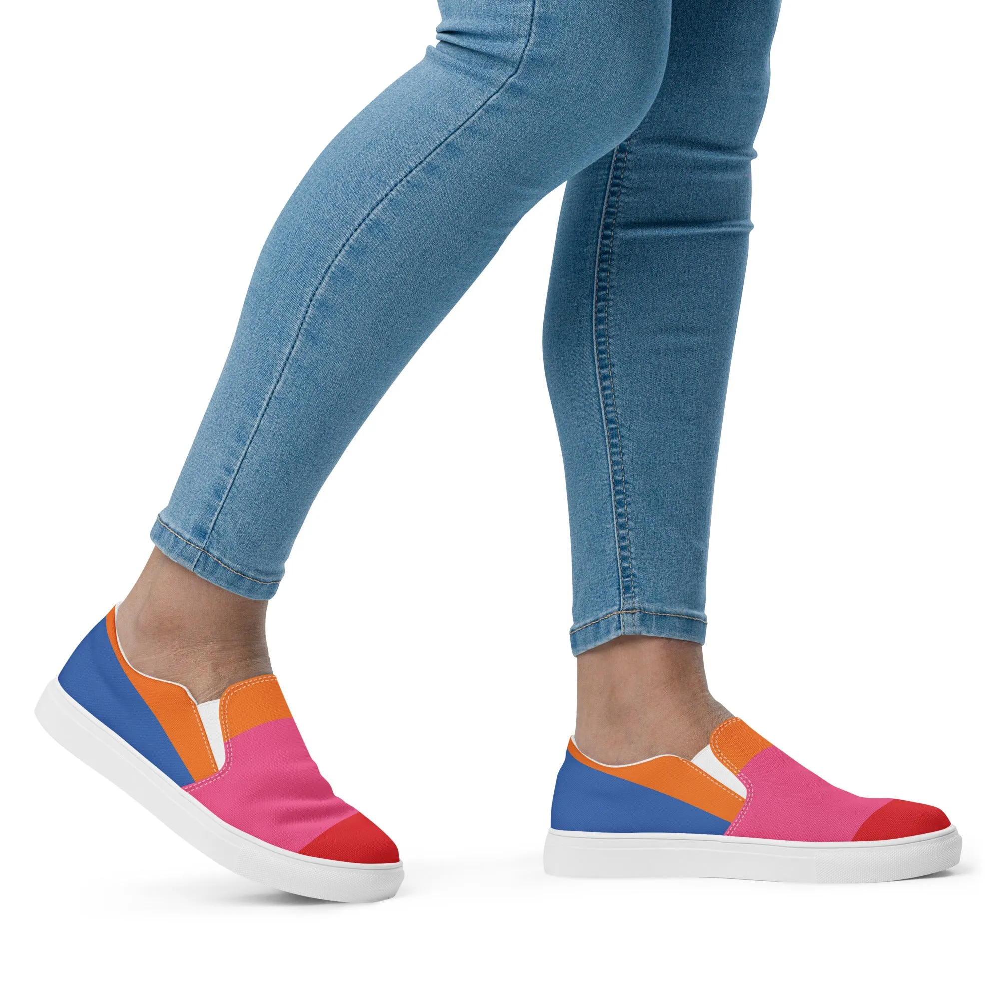 COLORFUL Women’s Slip-On Canvas Shoes (80's Flow)