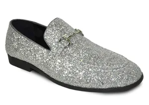 Comfort Fit Bravo Prom 1 Dress Loafer, Silver Bravo Prom 1 Dress Loafer, Silver Book Spot Lane Wedding Shoes