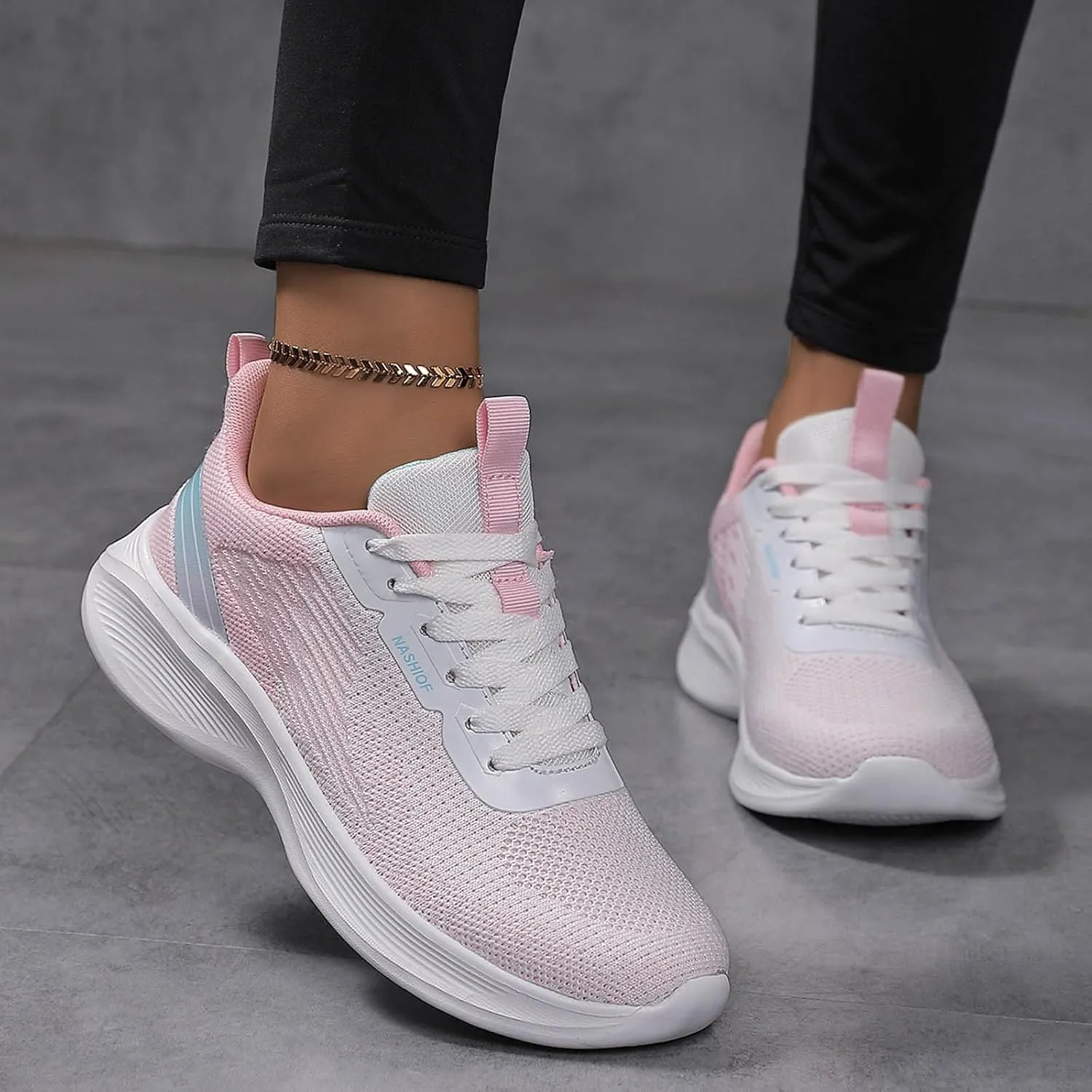 Comfort Lightweight Breathable Sneakers for Women Lightweight Comfort Casual Workout Sneakers Labor Work Shoe