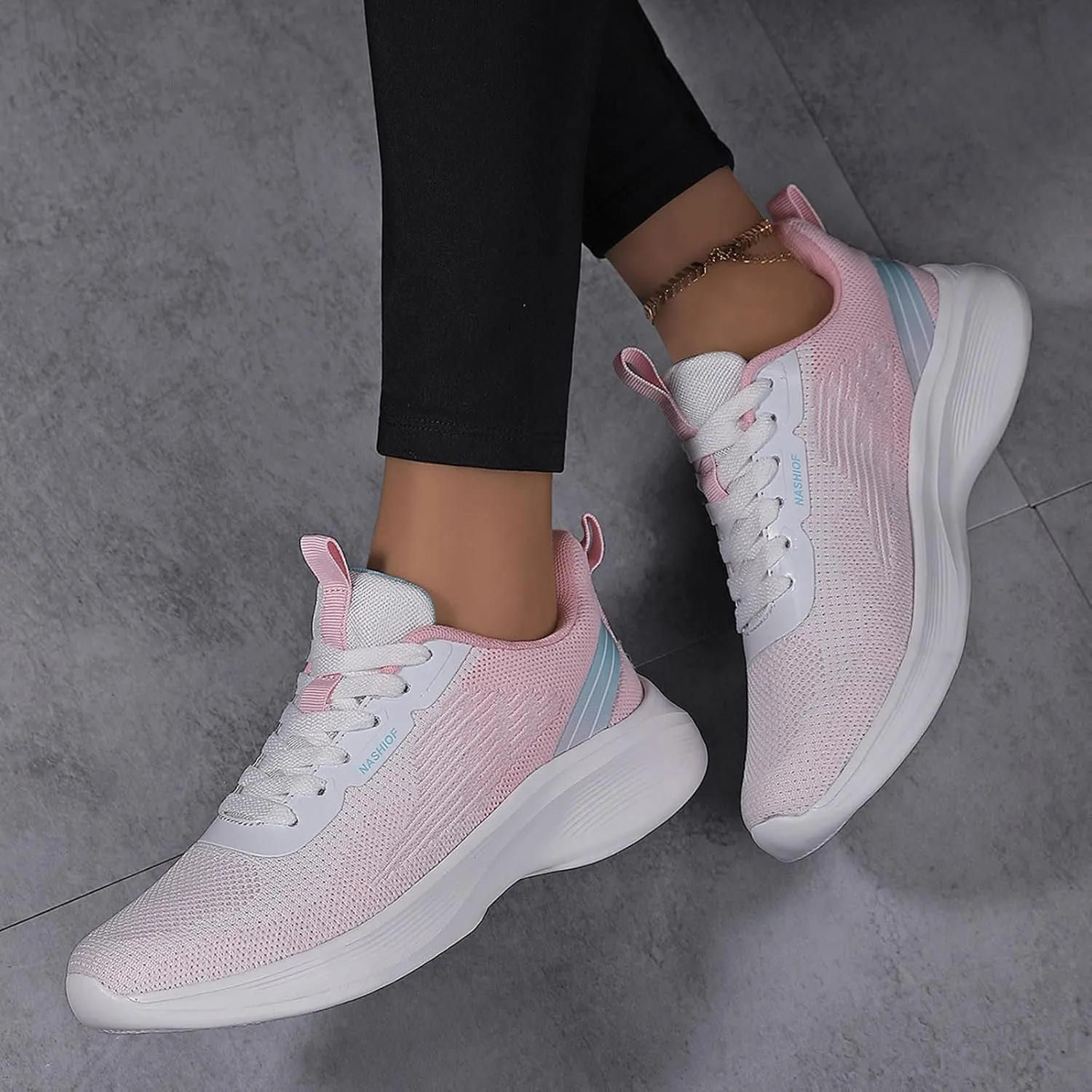 Comfort Lightweight Breathable Sneakers for Women Lightweight Comfort Casual Workout Sneakers Labor Work Shoe