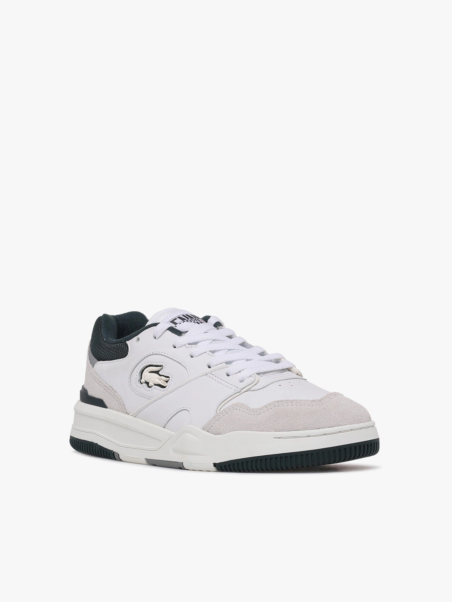 Lineshot 223 Wht Dk grn leather Slim wear Day To Day