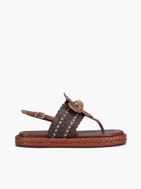 Comfort Sandals Nora Conhaque Raffia Nora Conhaque Raffia Spring Shine