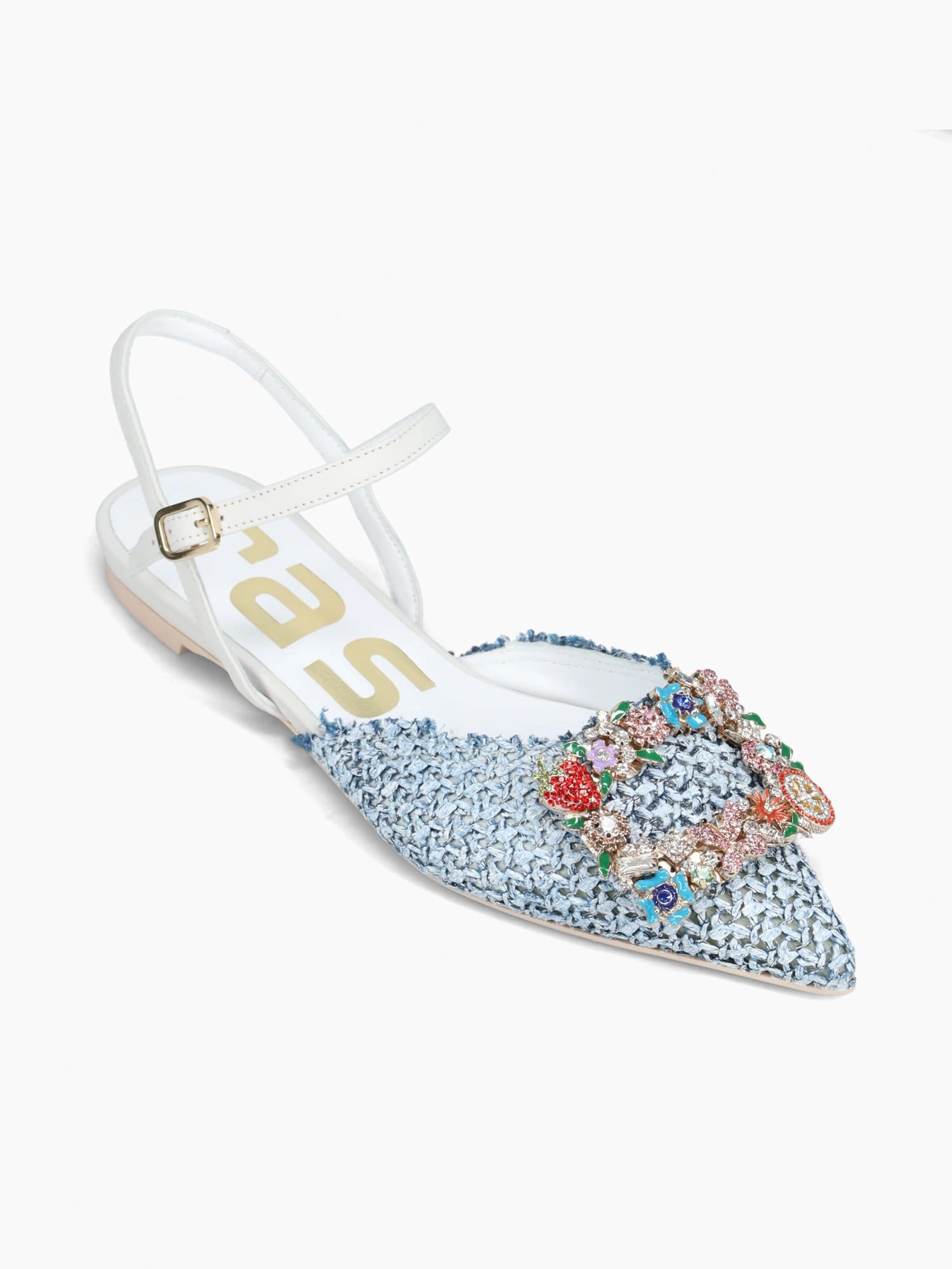 Bronze Pop 8007 Blue Rafia