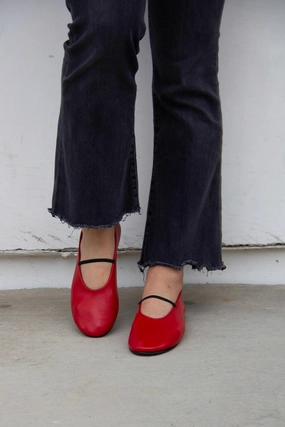 Comfortable Walk Neon Moon Ballet Flats - Cherry Pollen Air Neon Moon Ballet Flats - Cherry
