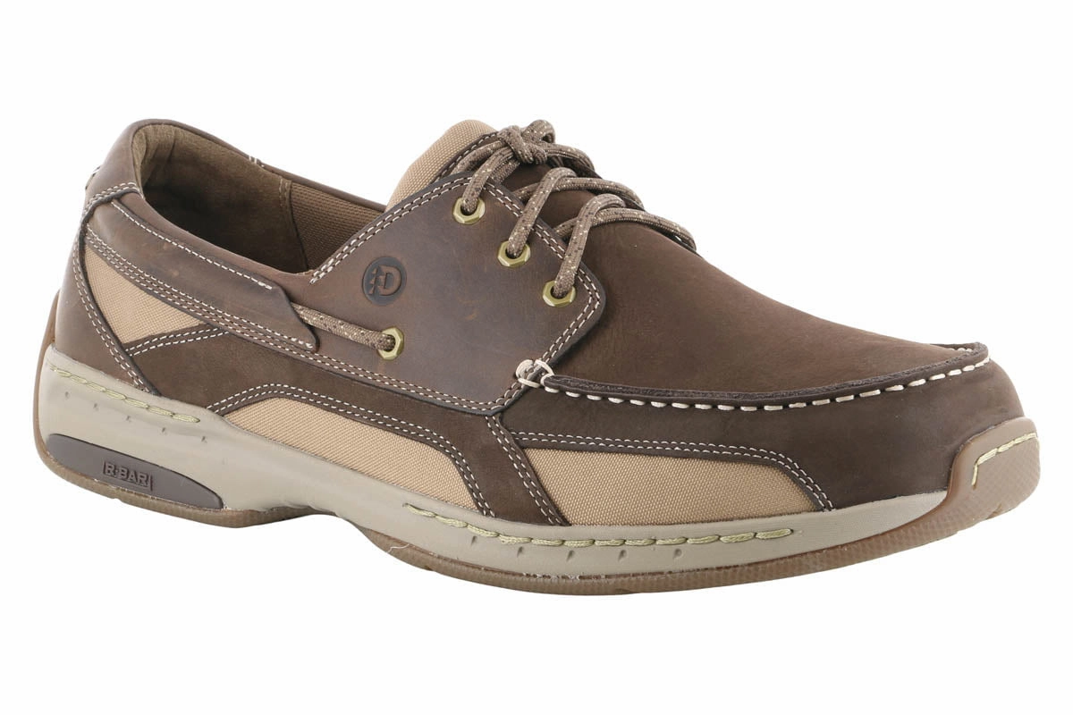 Dunham Captain Boat Shoe Java Nubuck Stretchable Upper