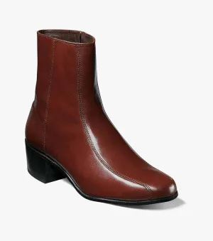 Compression Boost Midsole Duke Bike Toe Zipper Boot-Cognac | Florsheim Duke Bike Toe Zipper Boot-Cognac | Florsheim Torsional Stability Control Boosted style