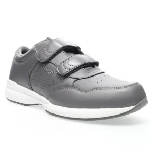 Compression Zoning Life Walker Strap M3705-Dark Grey | Propet Life Walker Strap M3705-Dark Grey | Propet Wide fit