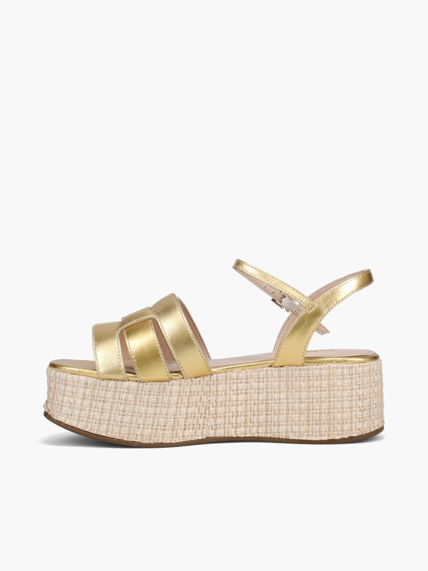 Aura Ouro Metalizado Adjustable Design Soft Leather
