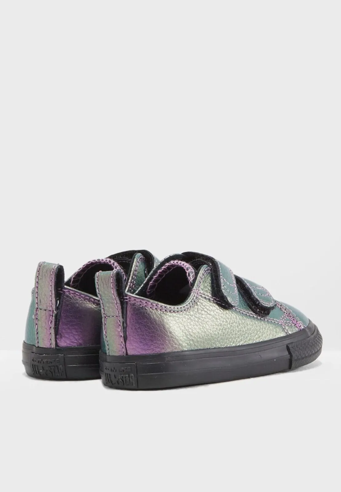 Converse Chuck Taylor All Star 2V OX 758195C Toddler Violet & Black Shoes C2074