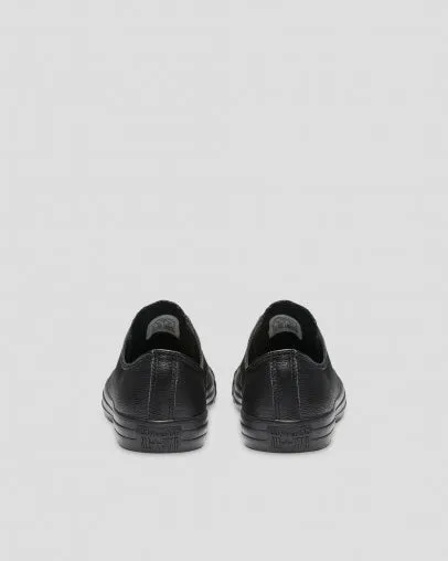Converse Chuck Taylor Leather Low Shoe - Black Mono