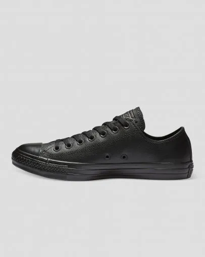 Converse Chuck Taylor Leather Low Shoe - Black Mono