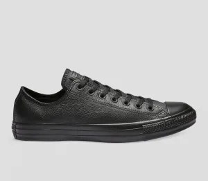 Converse Chuck Taylor Leather Low Shoe - Black Mono