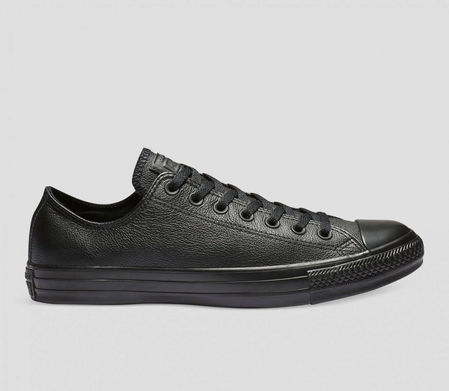 Converse Chuck Taylor Leather Low Shoe - Black Mono