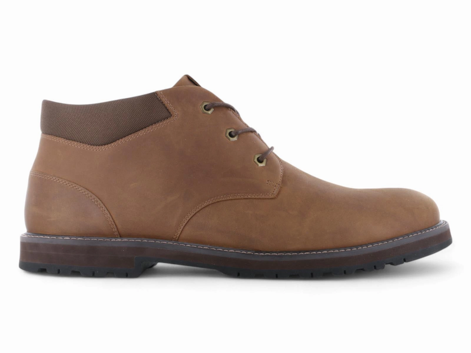 Natural Fiber Textiles Track Step Michael Ellis Woodrow Chukka Boot Brown