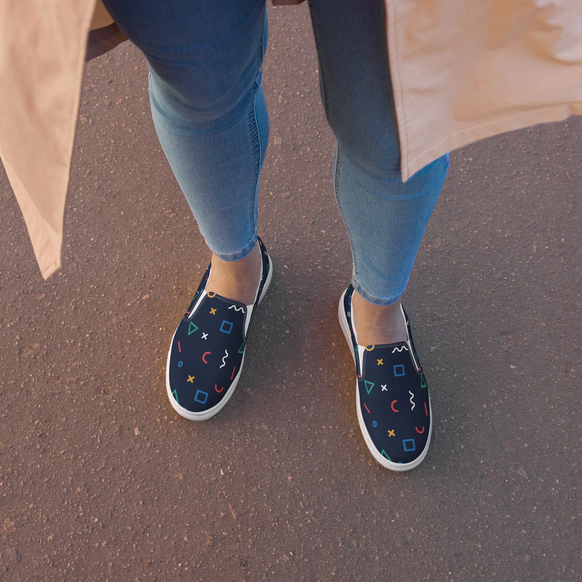 COSMIC Women’s Slip-On Canvas Shoes