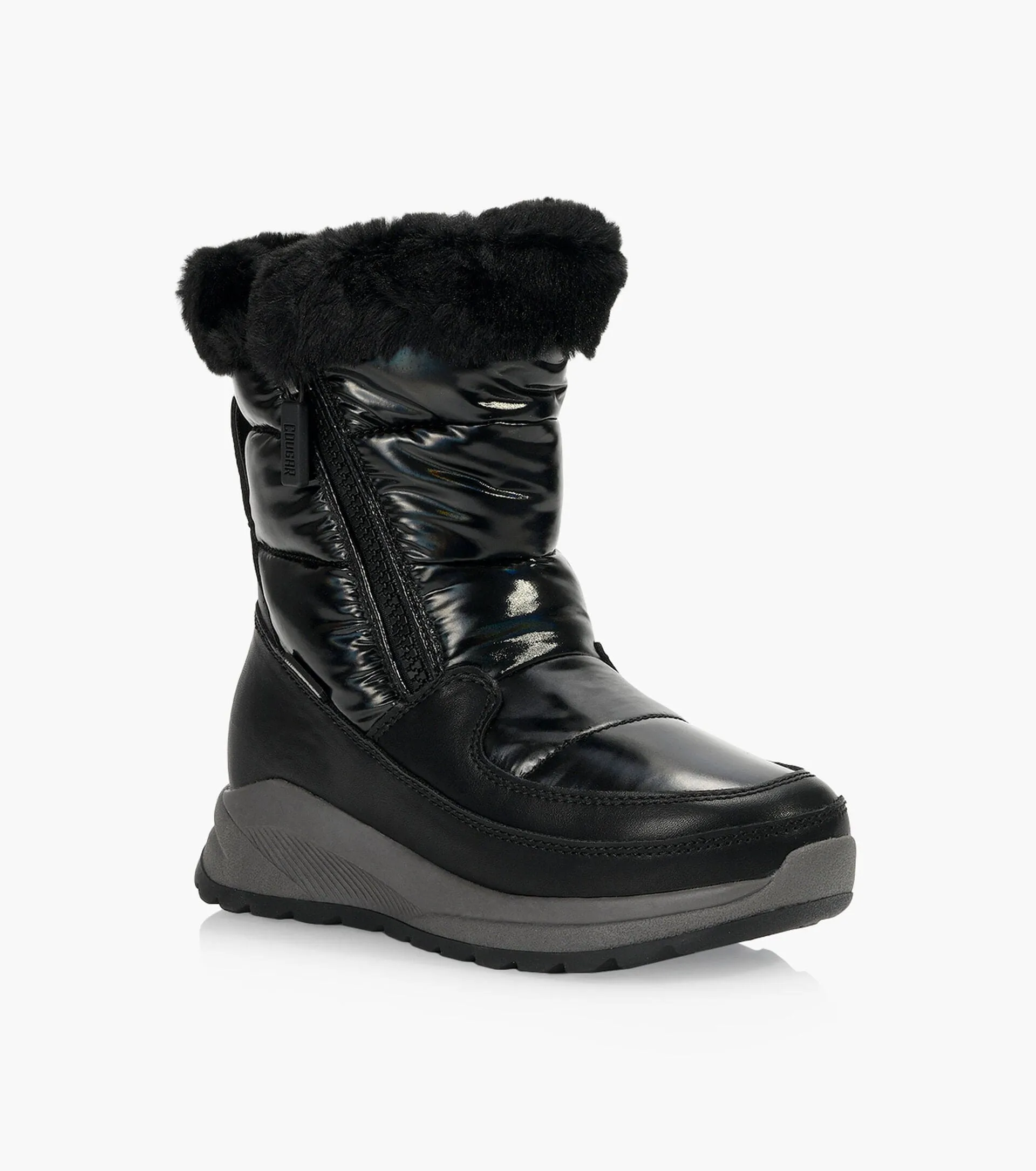 Cougar Kids Starla Boots- Black Shiny