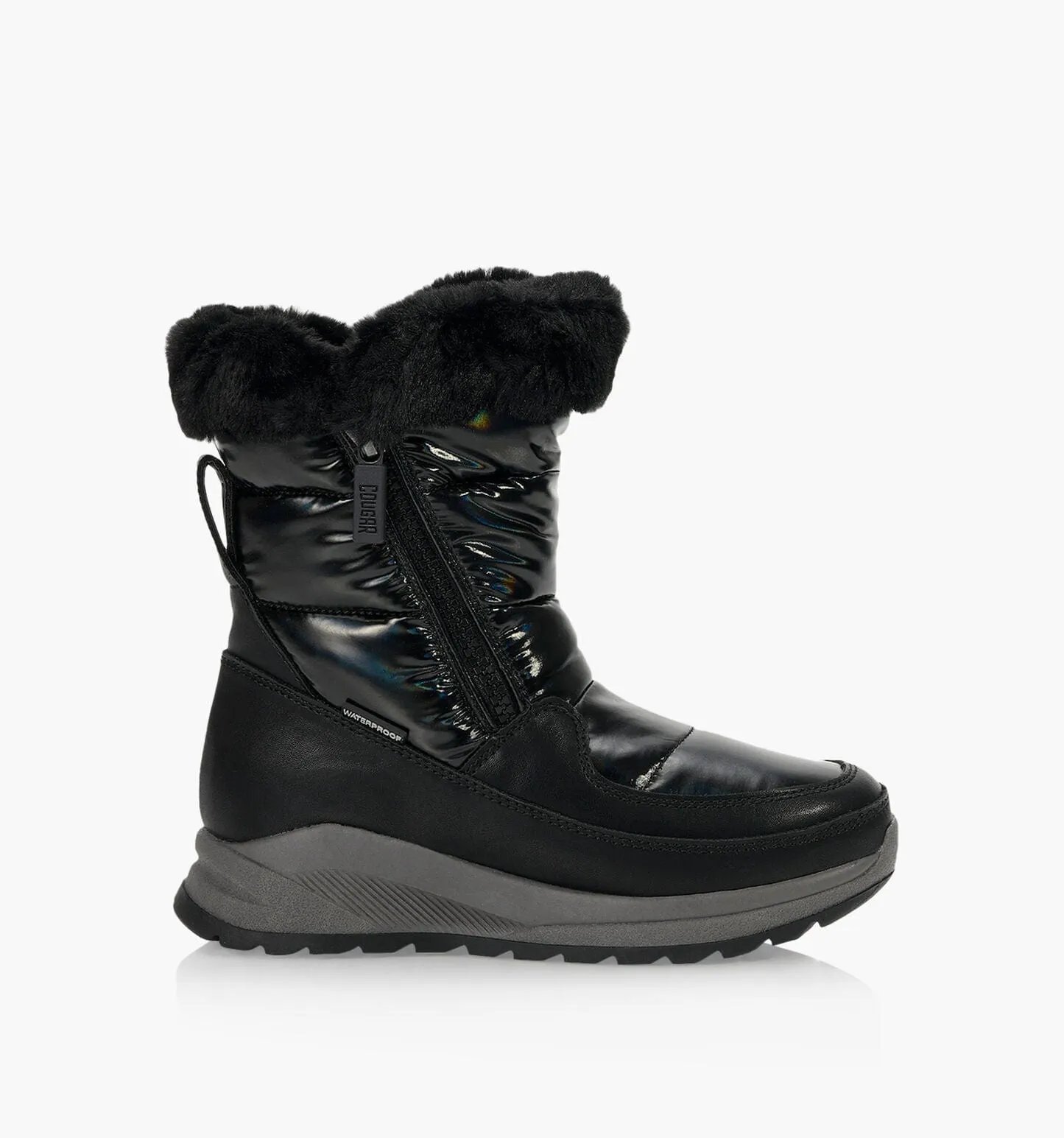 Cougar Kids Starla Boots- Black Shiny
