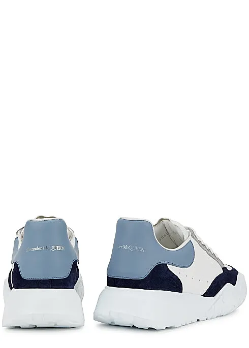 Court Panelled Leather Sneakers