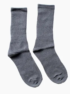 Cozy Cottage Socks in Charcoal