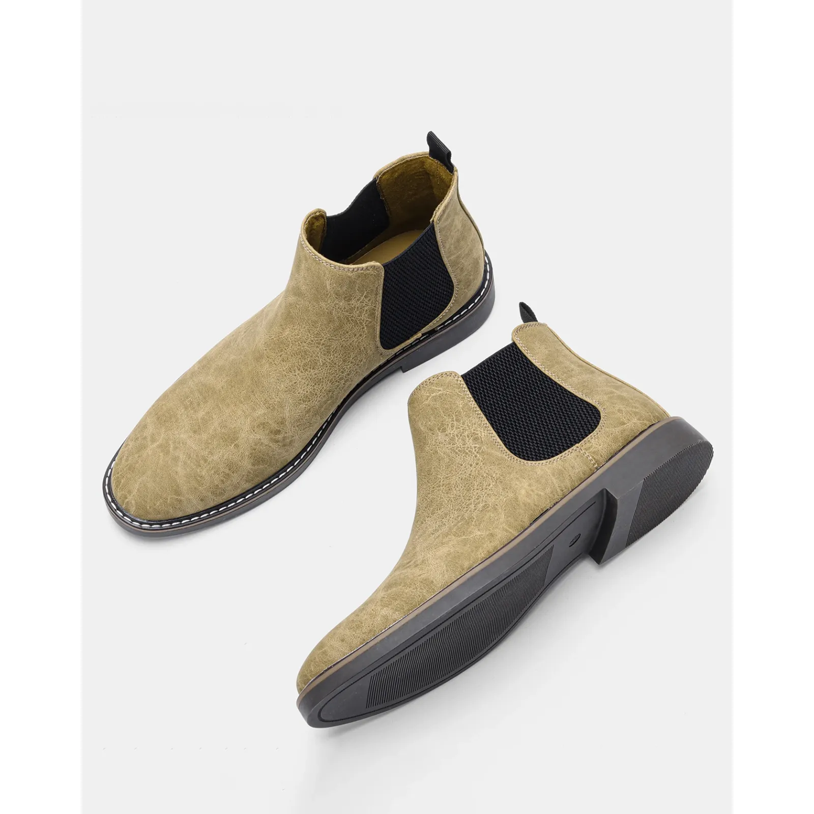Cravion - Stijlvolle Chelsea Boots Heren met Antislip Zool