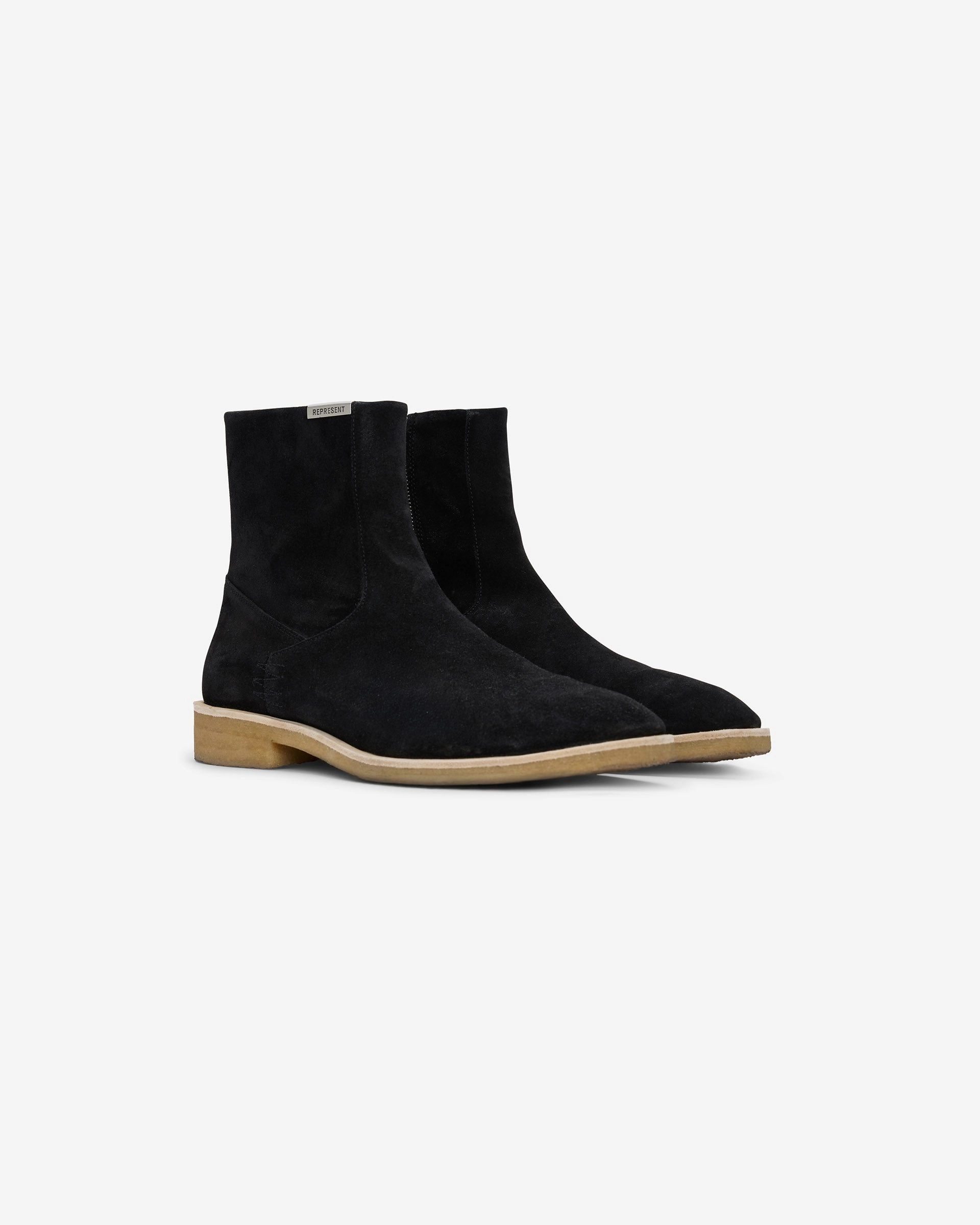 Crepe Chelsea Boot - Black Outdoor Performance Breathable mesh upper