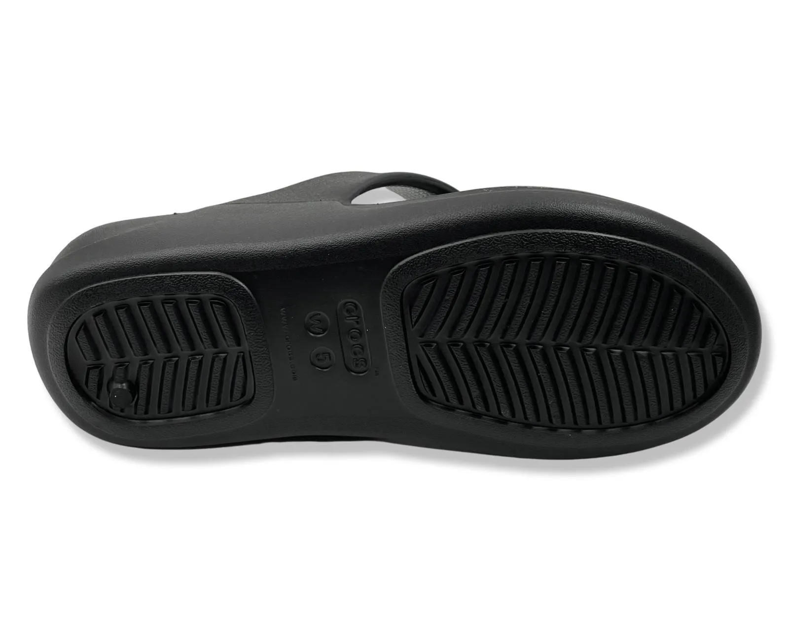 Crocs Boca Wedge Flip in Black for Women's