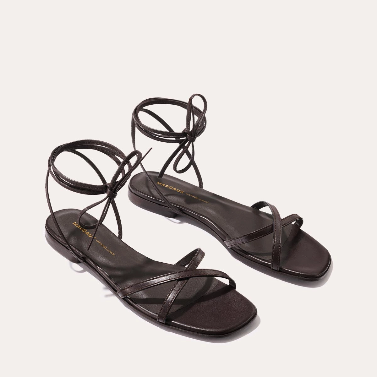 The Wrap Sandal - Espresso Nappa Thermoplastic Elastomer Frame