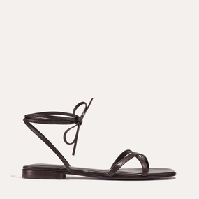 Cushion Zone The Wrap Sandal - Espresso Nappa The Wrap Sandal - Espresso Nappa Machine made