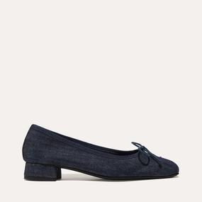 Cushioned Insole The Ada - Indigo Denim Smooth Soles Anti Slip Feature The Ada - Indigo Denim