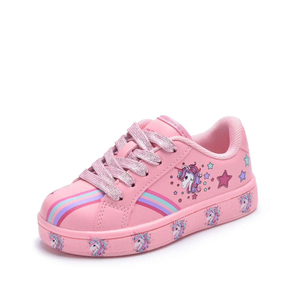 Cutee Toddler Girl Sneakers Unicorn Kids Shoes for Girls, 5-10