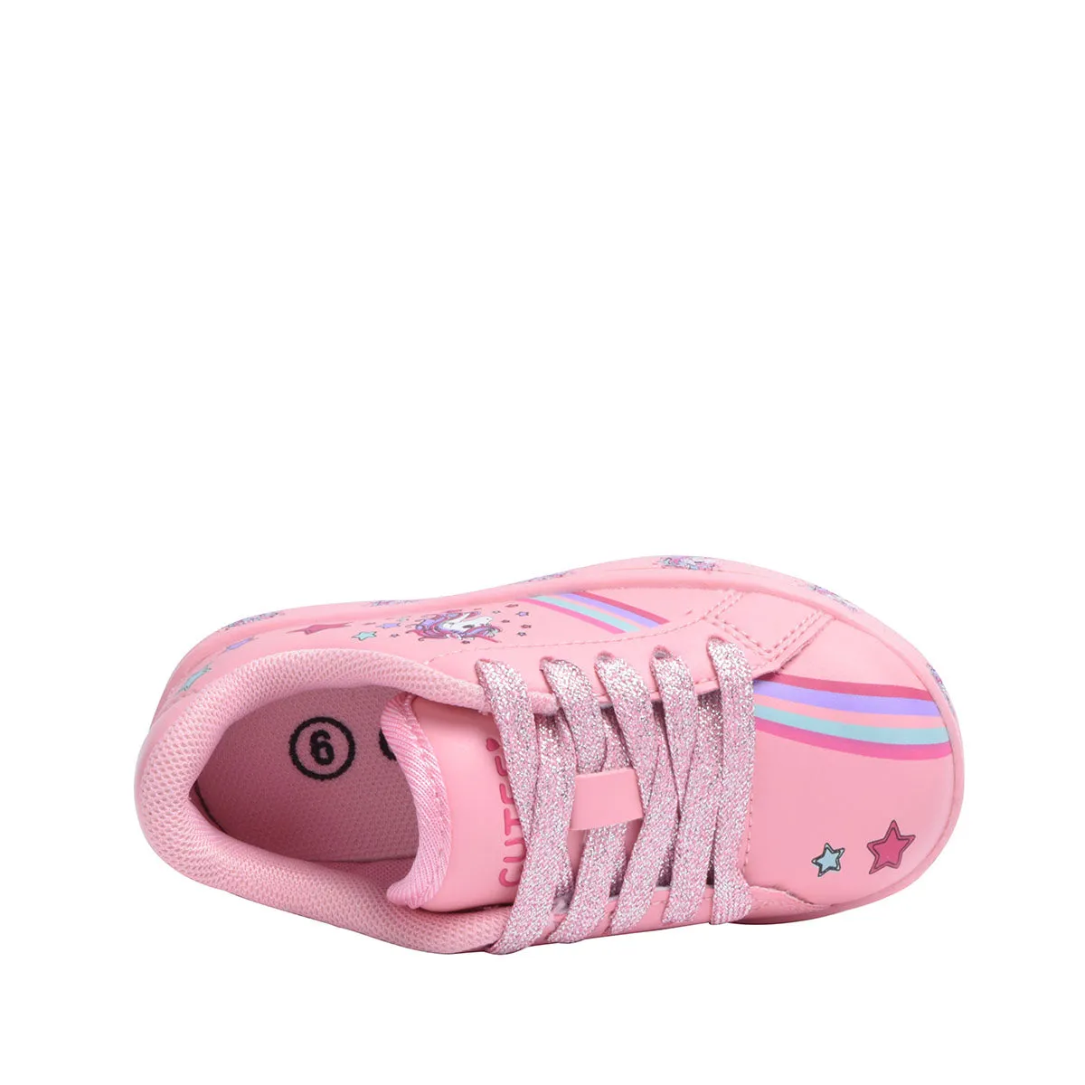 Cutee Toddler Girl Sneakers Unicorn Kids Shoes for Girls, 5-10