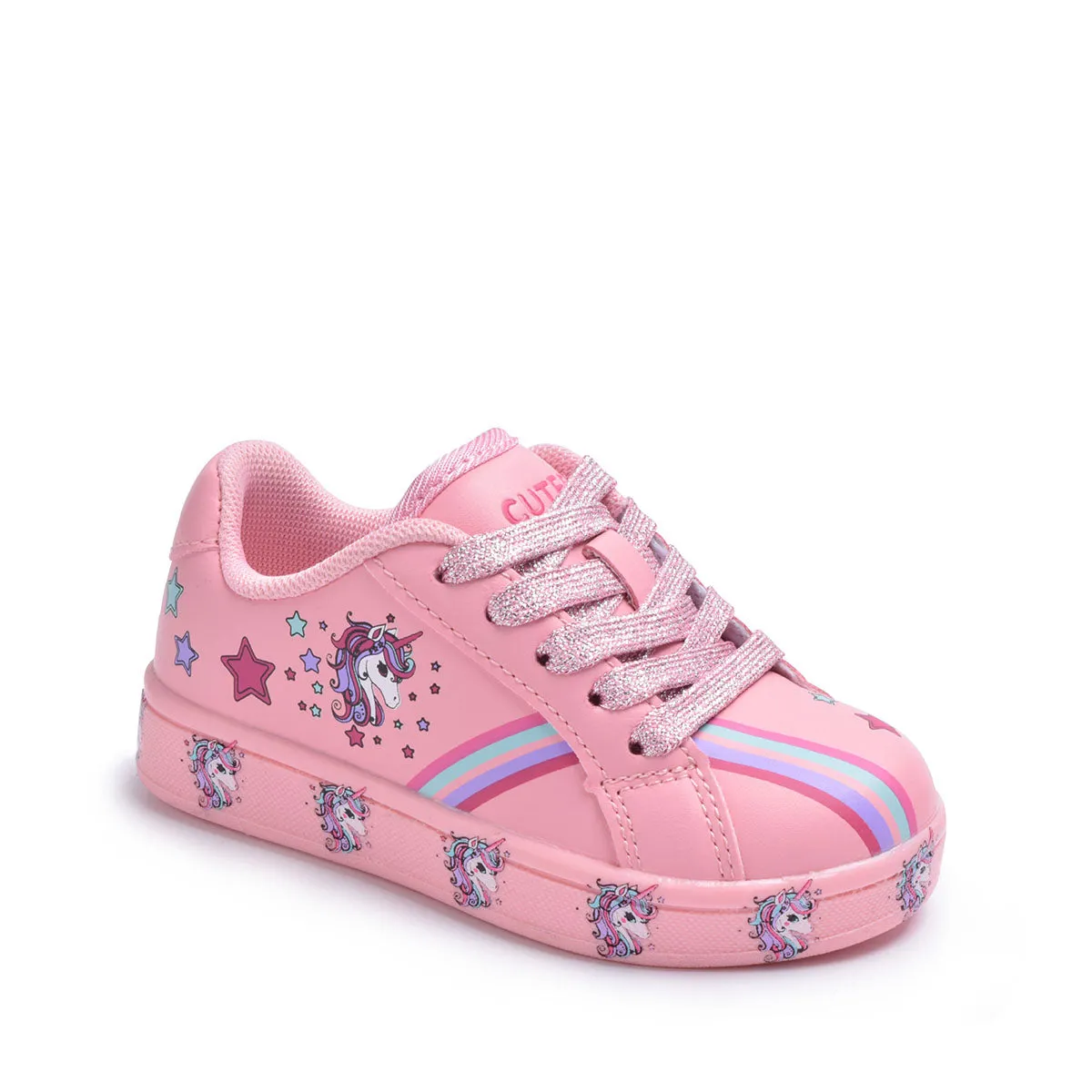 Cutee Toddler Girl Sneakers Unicorn Kids Shoes for Girls, 5-10