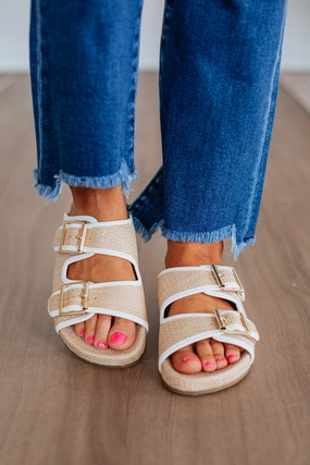Daily Edge One Step Closer Sandals - Natural Mix Stable construction One Step Closer Sandals - Natural Mix
