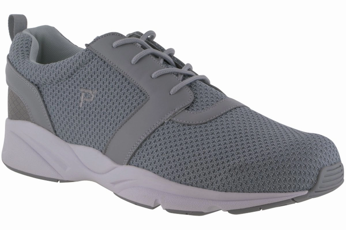 Travel Essential Elastic Lacing Propet Stability X Light Grey