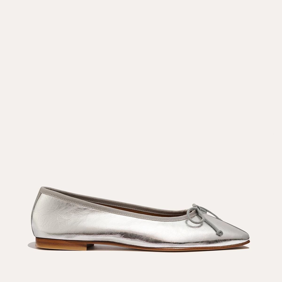 Practical Style The Fonteyn - Silver Crinkle Nappa