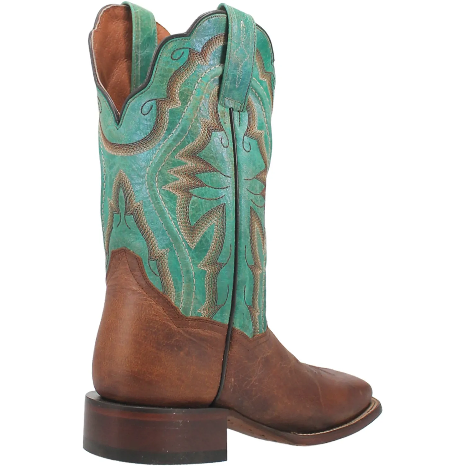 Dan Post Womens Babs Brown Leather Cowboy Boots 6.5 M