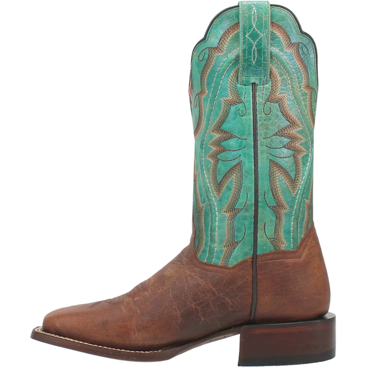 Dan Post Womens Babs Brown Leather Cowboy Boots 6.5 M